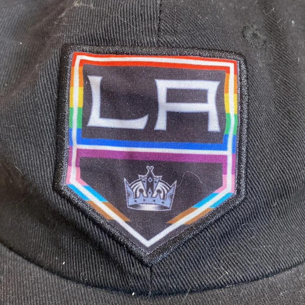 LA Kings Adjustable Pride Hat - Picture 2 of 3
